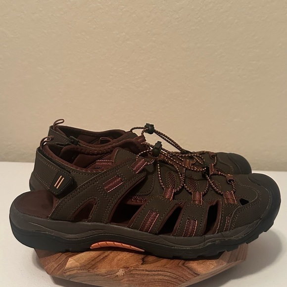 Grition brown men’s hiking sandal size 43 - Picture 2 of 6